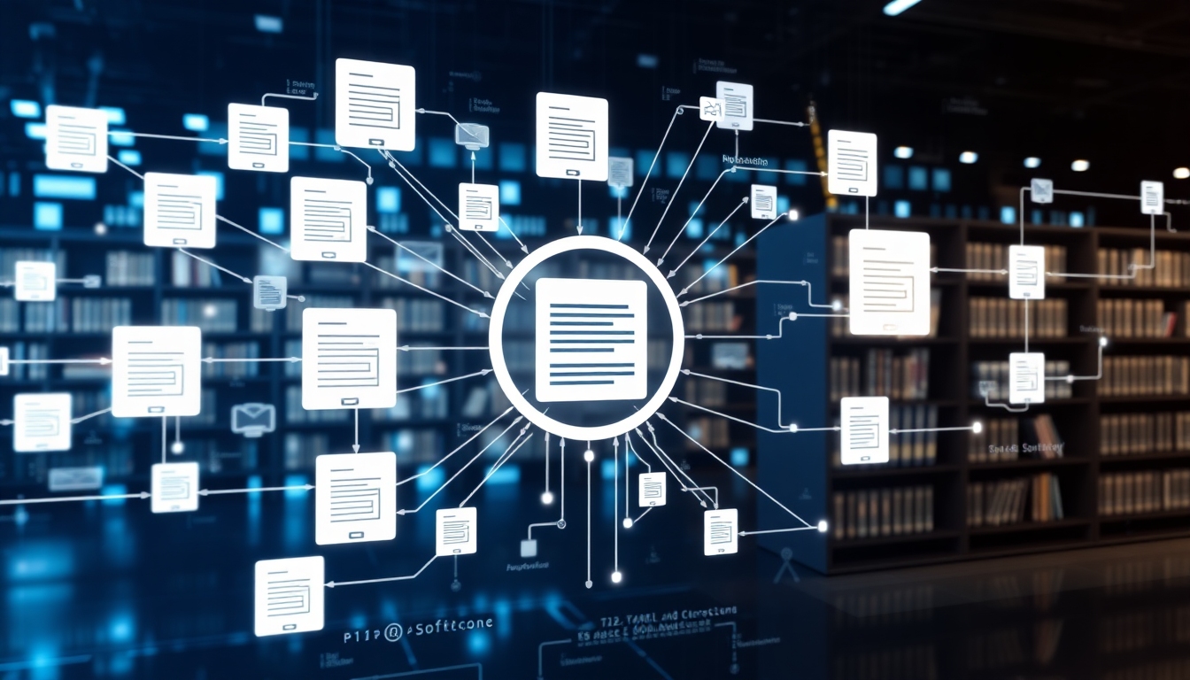 社内ナレッジ連携のシステム構成図